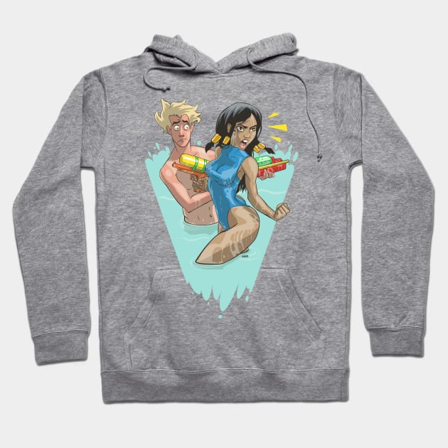 Water Sports Hoodie by Roryjas